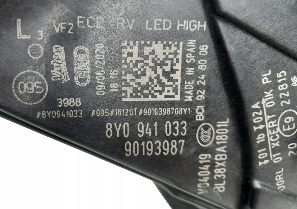 Frontscheinwerfer Audi A3 8Y0941033 Full LED Links Scheinwerfer Headlight