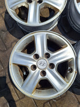 Laden Sie das Bild in den Galerie-Viewer, 4x Alufelge 15 Zoll 5.5" 5x114.3 Hyundai I30 Rim Wheel FEL5871484611js