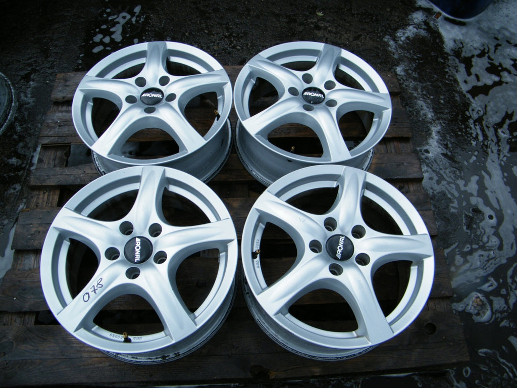 4x Alufelge 16 Zoll 6.5" 5x112 50ET Glanz Silber 8T0601025B Audi Altea III I FEL7871285447cy