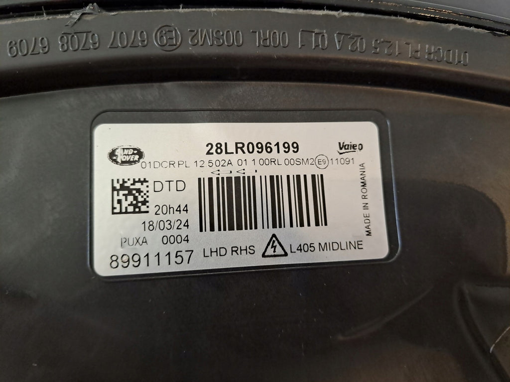 Frontscheinwerfer Land Rover Range 28LR096199 Rechts Scheinwerfer Headlight SCH9501314970dm