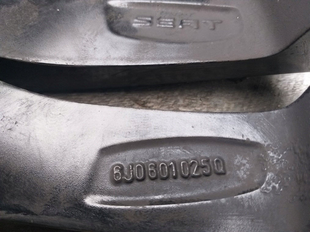 1x Alufelge 17 Zoll 7.0" 5x100 43ET Glanz Schwarz 6J0601025Q Cupra Ibiza