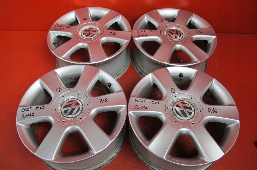 4x Alufelge 16 Zoll 6.5" 5x120 1T0601025C VW Golf V Plus 5m1 Touran Rim Wheel FEL6697974546gc
