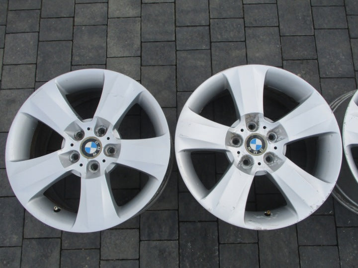 4x Alufelge 18 Zoll 8.0" 5x120 46ET Glanz Silber BMW 4 Rim Wheel FEL8148524245ff