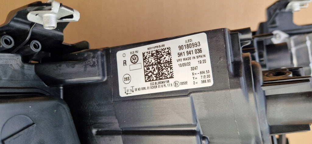 Frontscheinwerfer VW Golf VIII 5H1941036 LED Rechts Scheinwerfer Headlight SCH4847094406jf