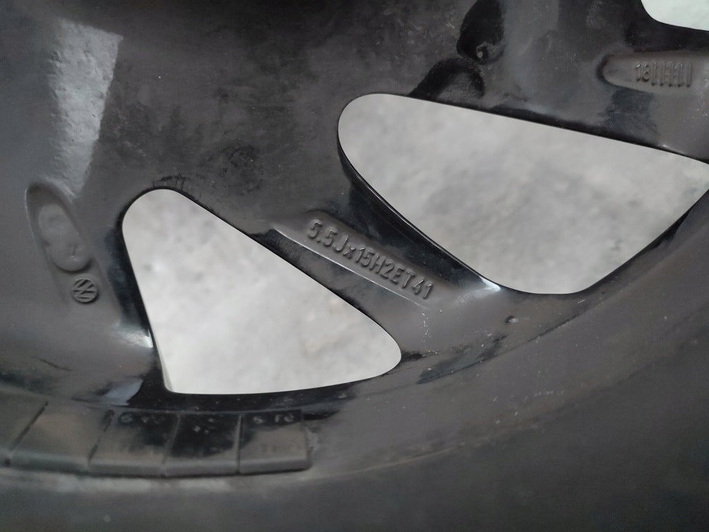 1x Alufelge 15 Zoll 5.5" 4x100 1S0601025BM VW Up Rim Wheel FEL8813312840wd