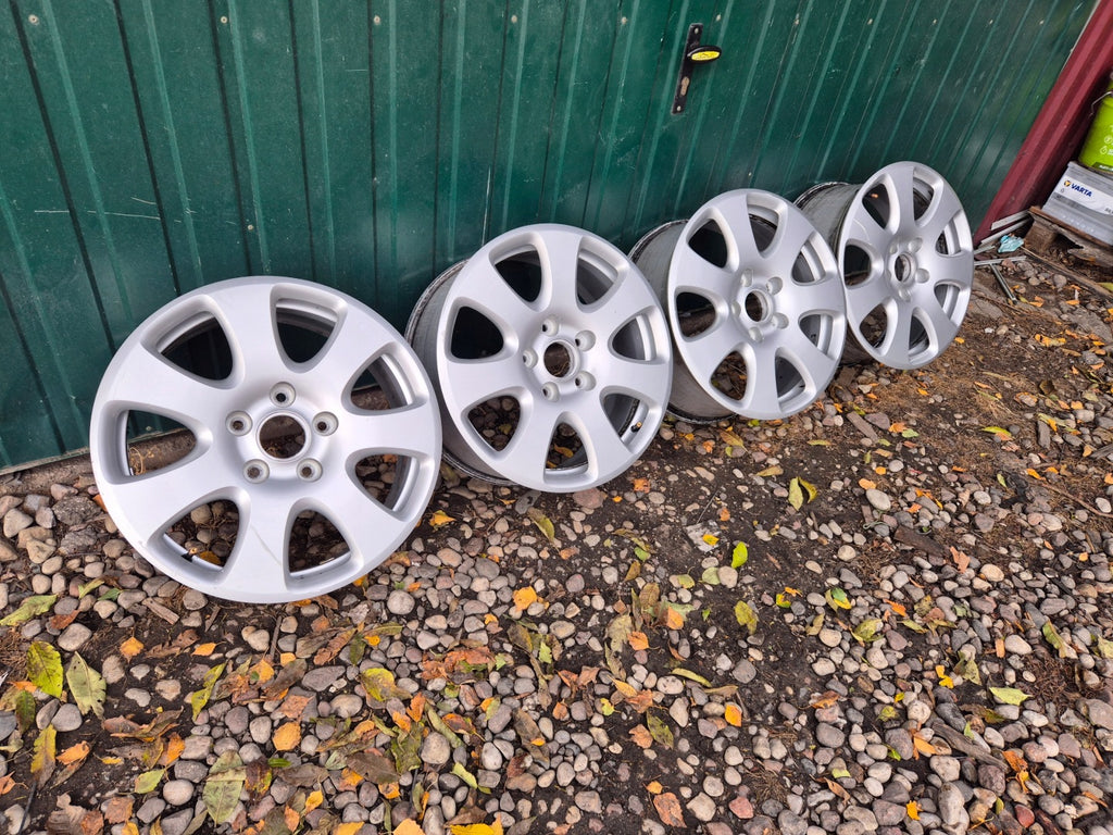 4x Alufelge 18 Zoll 7.5" 5x130 53ET Glanz Silber 4L0601025E Audi Q7 Rim Wheel FEL4247397749jo