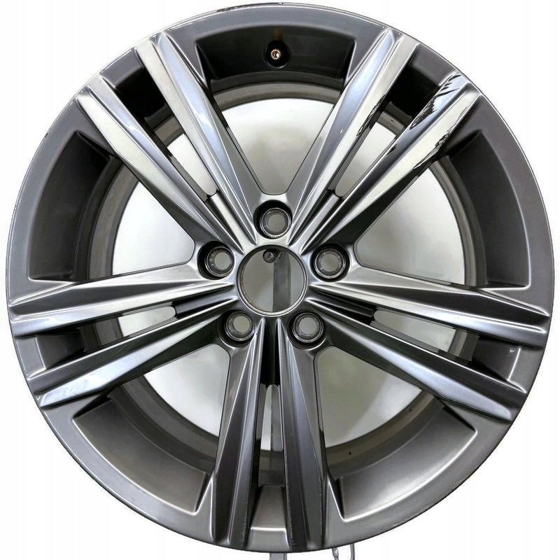 1x Alufelge 16 Zoll 6.5" 5x100 47ET Glanz Grau 2G0601025AA VW Rim Wheel FEL3308838121jm