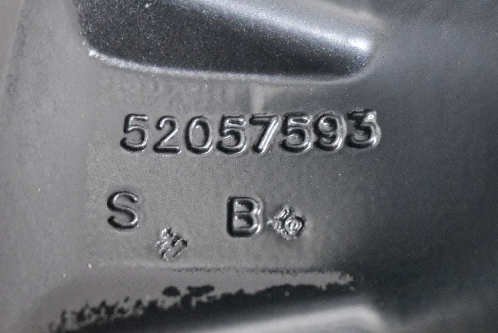 1x Alufelge 16 Zoll 6.5" 4x98 39ET Glanz Schwarz 52057593 Fiat Tipo 500l