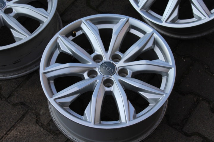 4x Alufelge 17 Zoll 7.0" 5x112 34ET Glanz Silber 80A601025J Audi Q5 Rim Wheel FEL7174182097ey