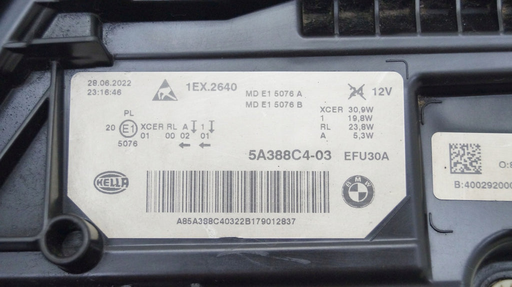 Frontscheinwerfer BMW 5 G31 G30 5A388C4-03 Full LED Rechts Headlight SCH7930804470aa