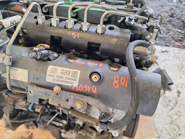 Motor Opel Astra J B16DTL 1.6 CDTI 110PS 81kW 166TKm Diesel Engine Komplett MOT3801703706cd