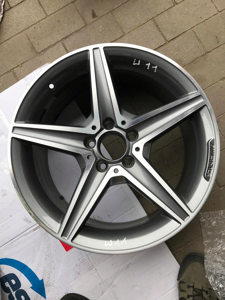 1x Alufelge 18 Zoll 8.5" 5x112 49ET A2054011200 Mercedes-Benz W205 Rim Wheel