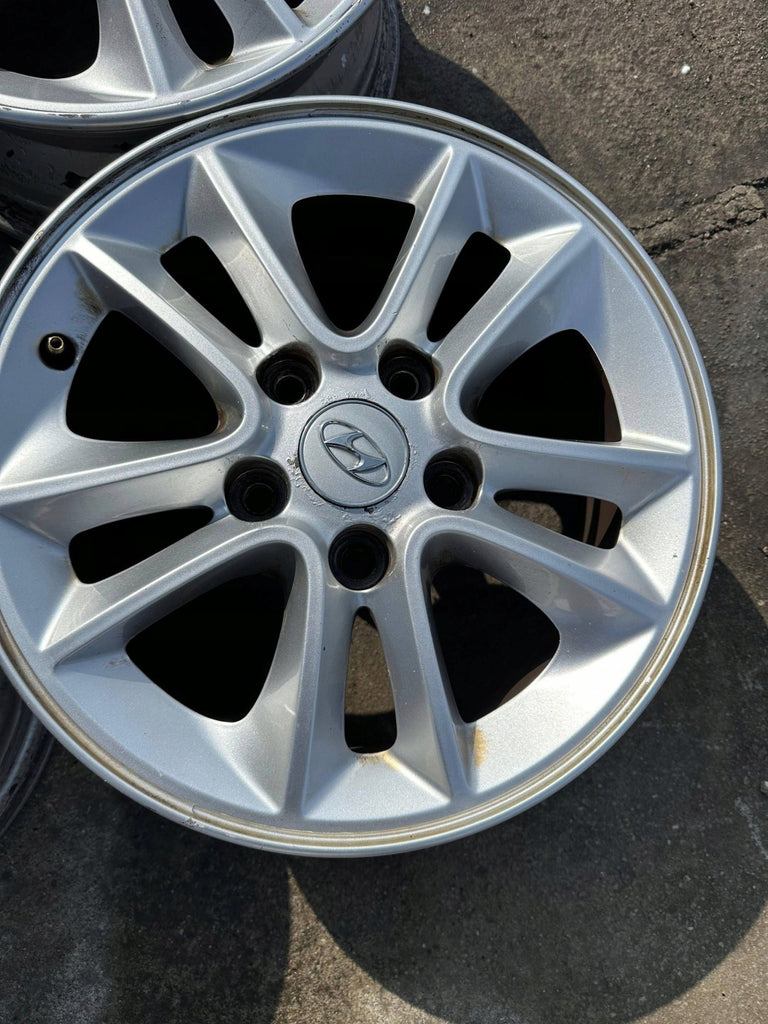 4x Alufelge 15 Zoll 52910-A6120 Hyundai I30 Rim Wheel FEL8010204325lj