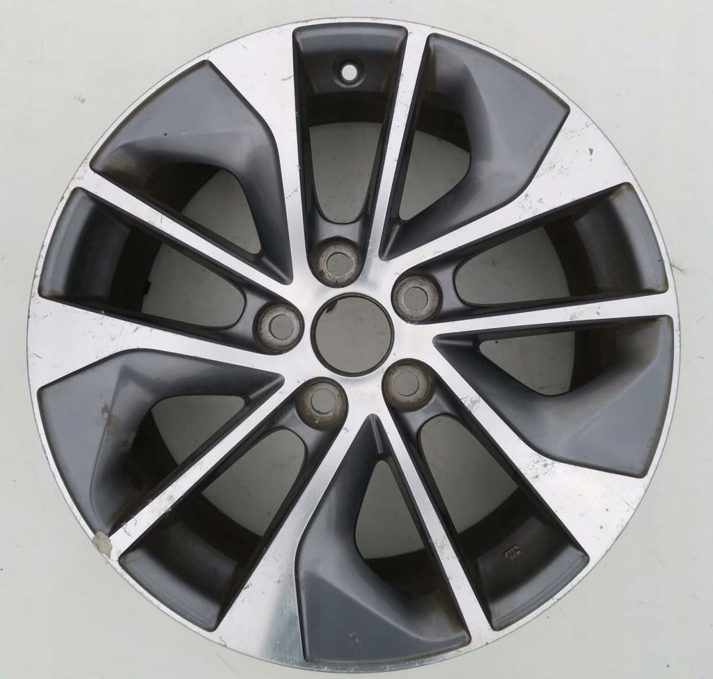 1x Alufelge 17 Zoll 7.0" 5x114.3 39ET Glanz Graphit Toyota Corolla Avensis FEL7457782819vc
