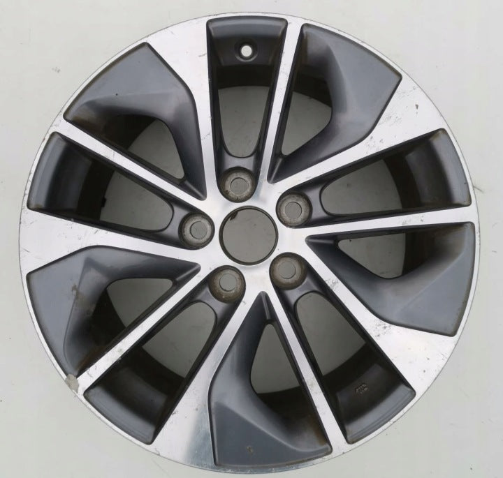 1x Alufelge 17 Zoll 7.0" 5x114.3 39ET Glanz Graphit Toyota Corolla Avensis FEL7457782819vc