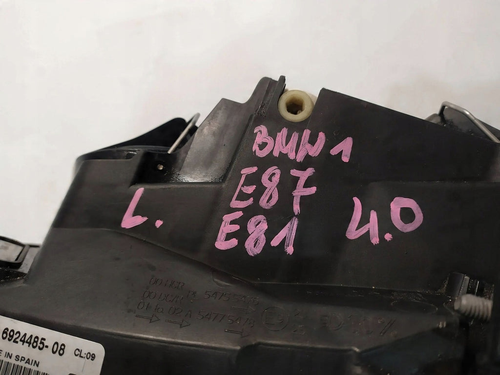 Frontscheinwerfer BMW 1 E81 E87 6924485 Links Scheinwerfer Headlight