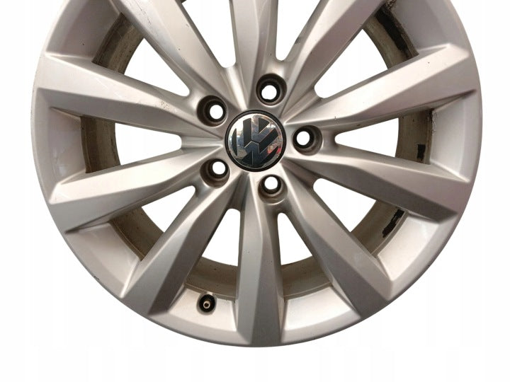 1x Alufelge 17 Zoll 7.0" 5x112 43ET Glanz Silber 5N0601025 VW Tiguan Rim Wheel FEL7846873158dy