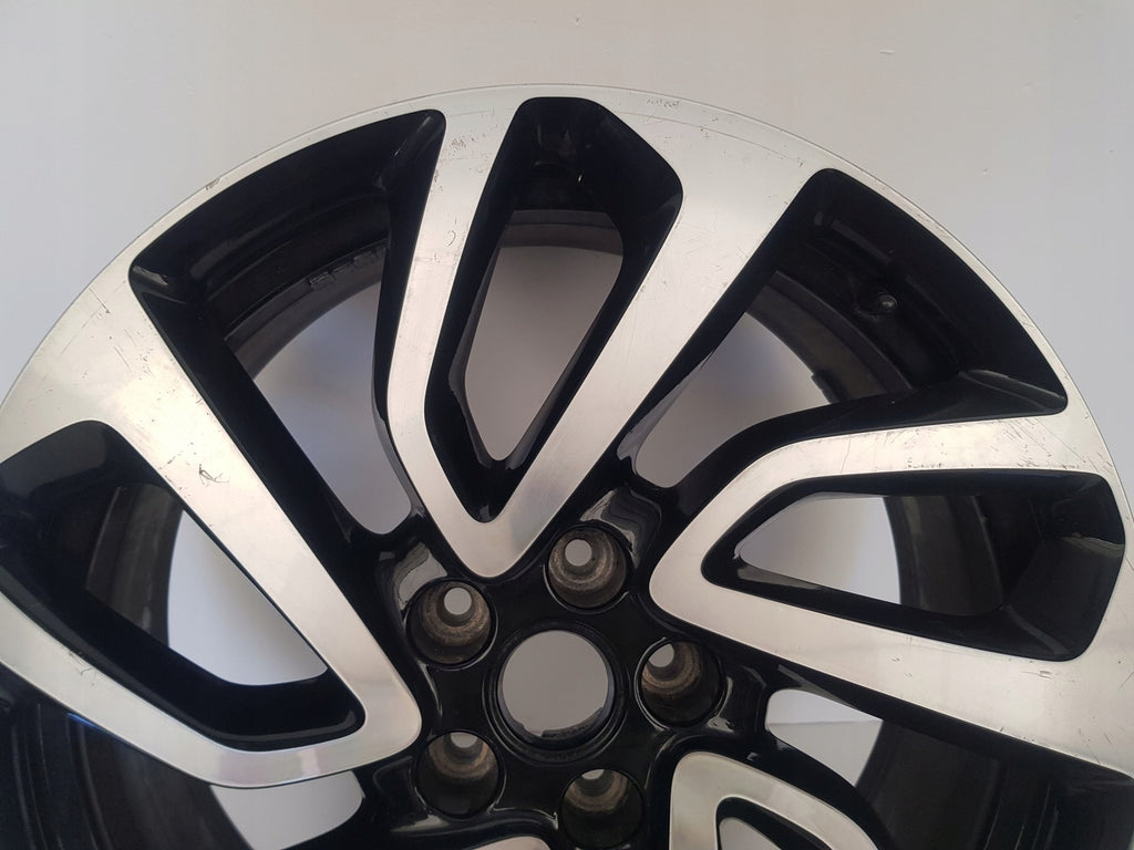 1x Alufelge 19 Zoll 7.5" 5x108 42ET Glanz Schwarz YP00064680 Opel Grandland