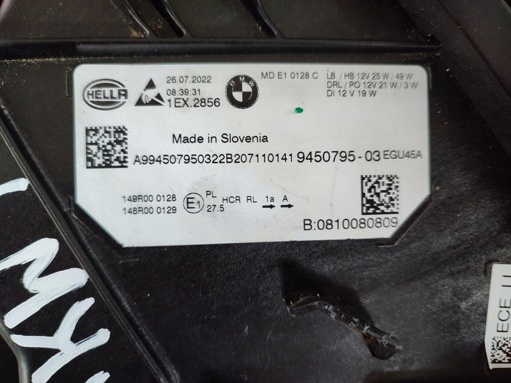 Frontscheinwerfer BMW G21 G20 9450795-03 Links Scheinwerfer Headlight