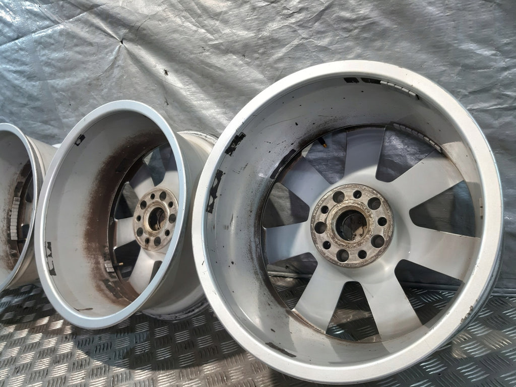 4x Alufelge 17 Zoll 7.5" 5x112 45ET Glanz Silber 4F0601025CB Audi A6 C6 FEL5827838640nu