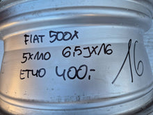 Laden Sie das Bild in den Galerie-Viewer, 1x Alufelge 16 Zoll 6.5" 5x110 40ET 735624966 Fiat 500x Rim Wheel FEL8531706276jc