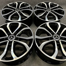 Load image into Gallery viewer, 4x Alufelge 17 Zoll 7.0" 5x112 38ET Glanz Schwarz A2054010200 Mercedes-Benz A205 FEL8568913503cg