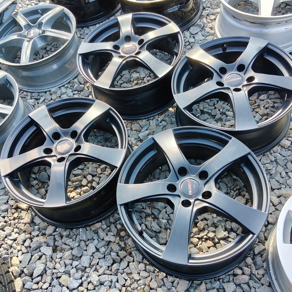 4x Alufelge 17 Zoll 7.0" 5x114.3 48ET Schwarz KBA47783 Mazda I Z 4 Rim Wheel FEL6117997473ph