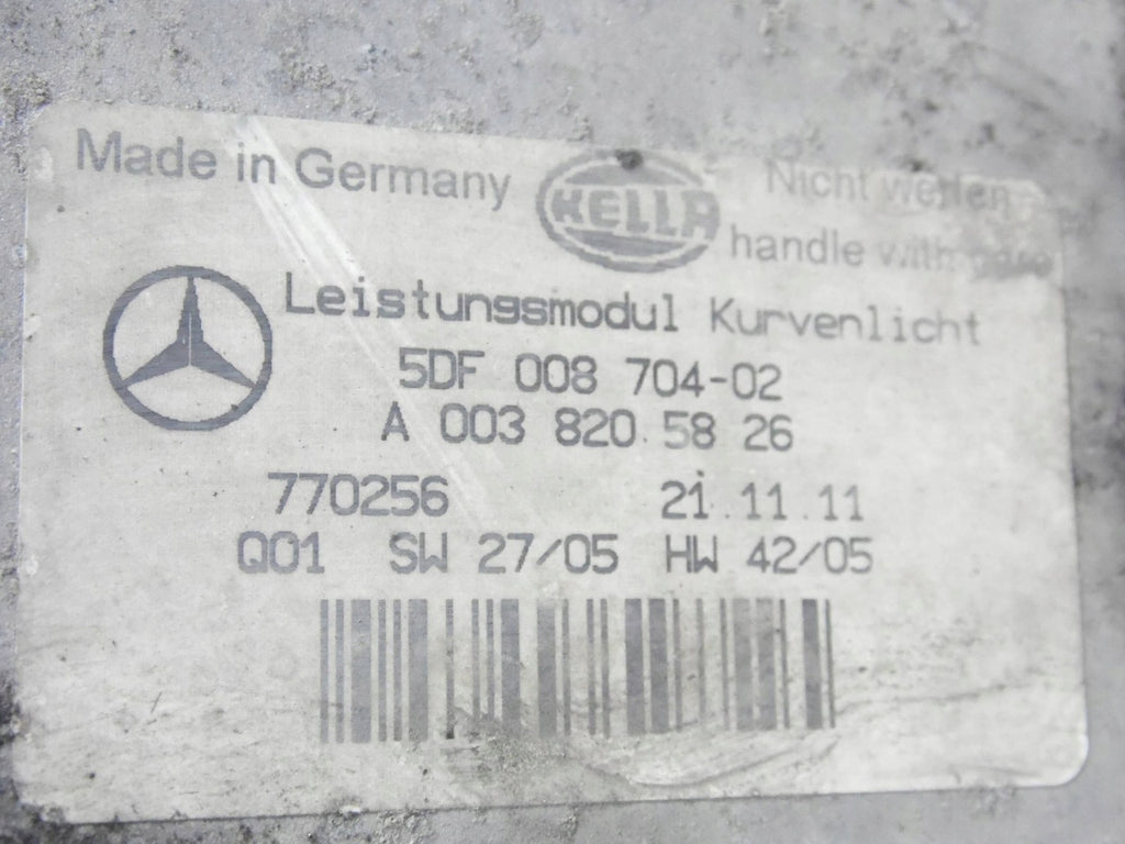 Frontscheinwerfer Mercedes-Benz W211 A0038205826 5DF008704 Vorderseite Headlight SCH5054049421ru