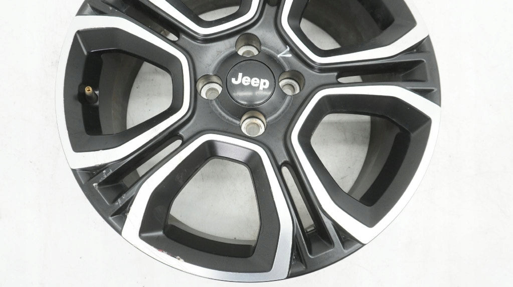 1x Alufelge 18 Zoll 7.0" 4x108 35ET Matt Schwarz 52197384 Jeep Rim Wheel FEL1735924276yr