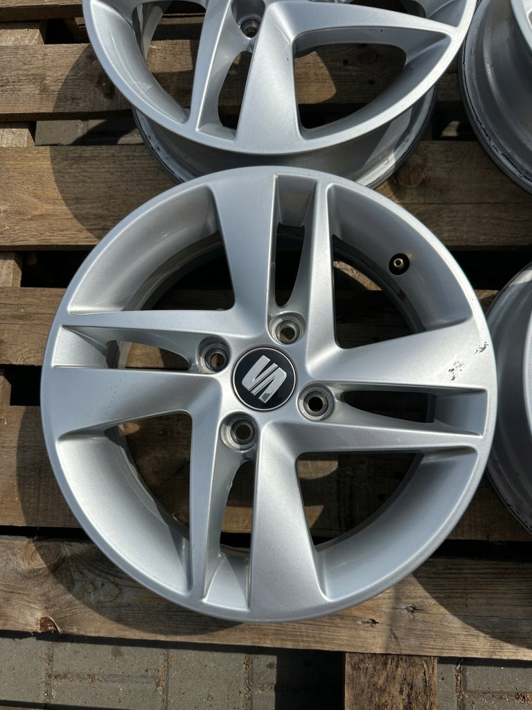 4x Alufelge 14 Zoll 5.0" 4x100 35ET 1SL601025 Seat Mii Rim Wheel FEL1663185643in