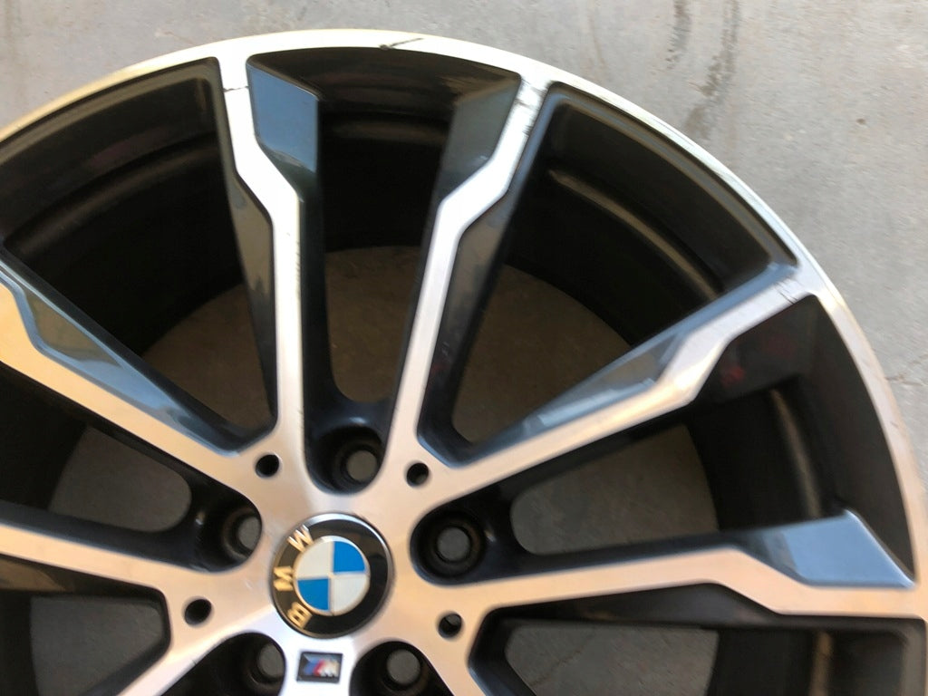 1x Alufelge 20 Zoll 9.5" 5x112 43ET 8010269 BMW X3 G01 G02 Rim Wheel FEL5843013177ig