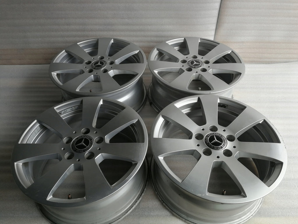 4x Alufelge 16 Zoll 7.0" 5x112 48ET A2044011102 Mercedes-Benz W204 Rim Wheel FEL9913507525et