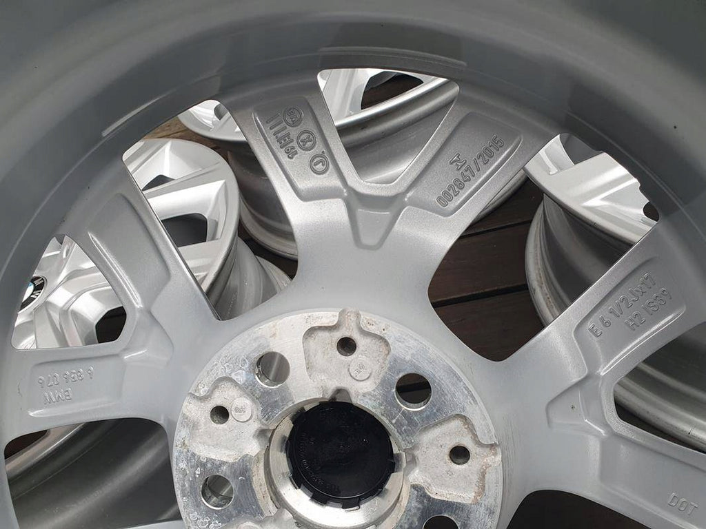 4x Alufelge 17 Zoll 6.5" 5x112 39ET Glanz Silber 6856076 BMW X1 F48 Rim Wheel FEL2322005038ey