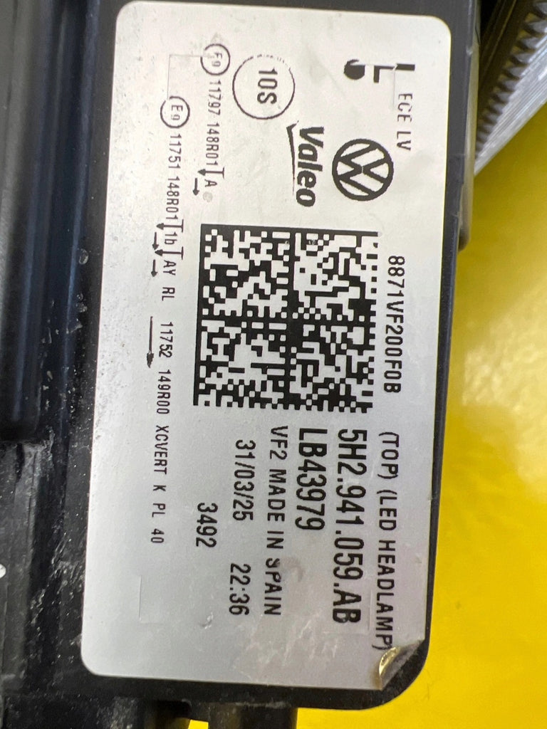 Frontscheinwerfer VW VIII 5H1941059AB LED Links Scheinwerfer Headlight SCH3409747612pn