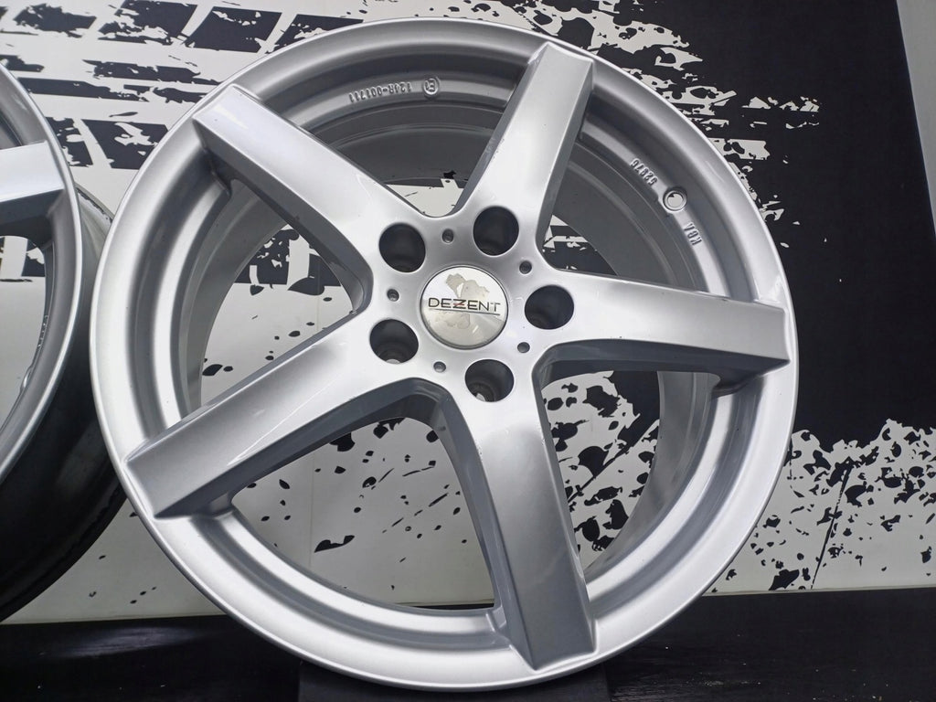 4x Alufelge 17 Zoll 7.0" 5x112 45ET Silber Mg Rim Wheel FEL5351809763fr