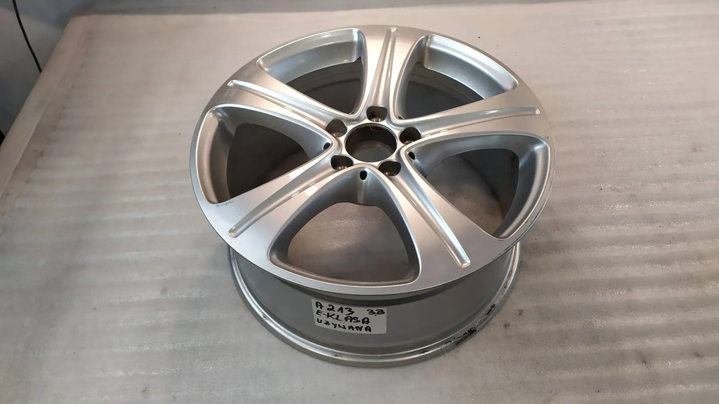 1x Alufelge 18 Zoll 8.0" 5x112 43ET Glanz Silber A2134011400 Mercedes-Benz W213 FEL9293957612ze