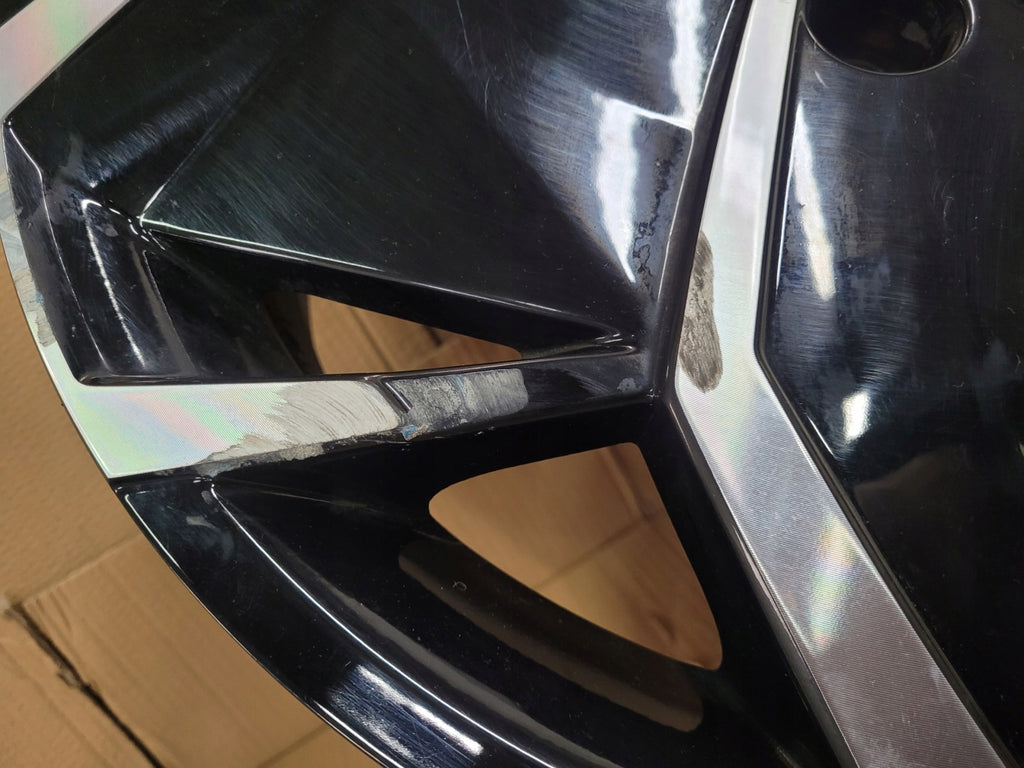 1x Alufelge 19 Zoll 7.5" 5x114.3 49 5ET Glanz Schwarz 52910-G1110 Hyundai I FEL2665461999tu