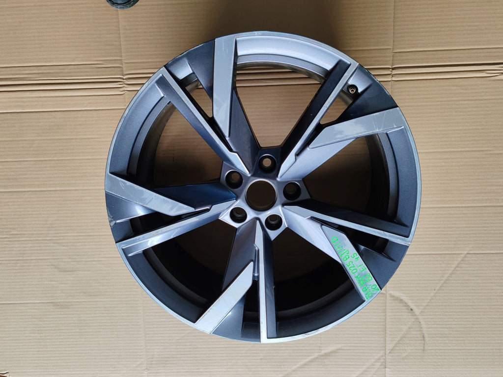 1x Alufelge 20 Zoll 8.0" 5x112 45ET Glanz Schwarz 5LA601025D Skoda Enyaq FEL4147432848vb