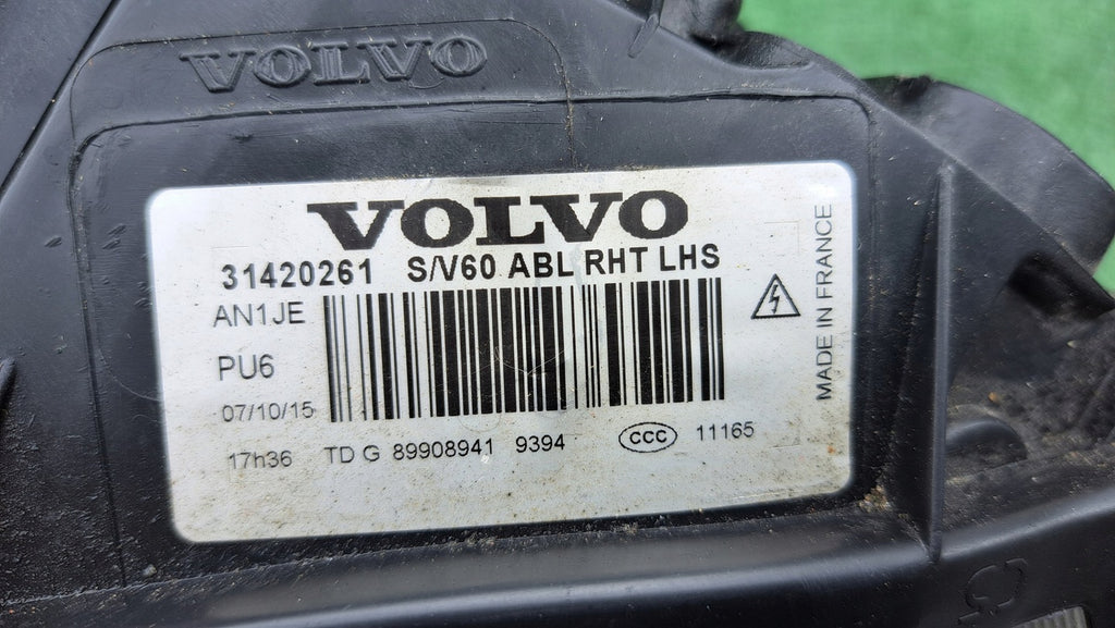 Frontscheinwerfer Volvo S60 V60 31420261 Xenon Links Scheinwerfer Headlight SCH9386579815yf