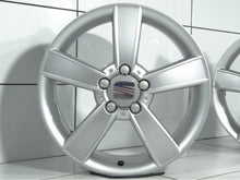 Load image into Gallery viewer, 4x Alufelge 17 Zoll 7.0" 5x112 54ET Glanz Silber 1P0601025C Seat Leon Rim Wheel FEL3048212556zh