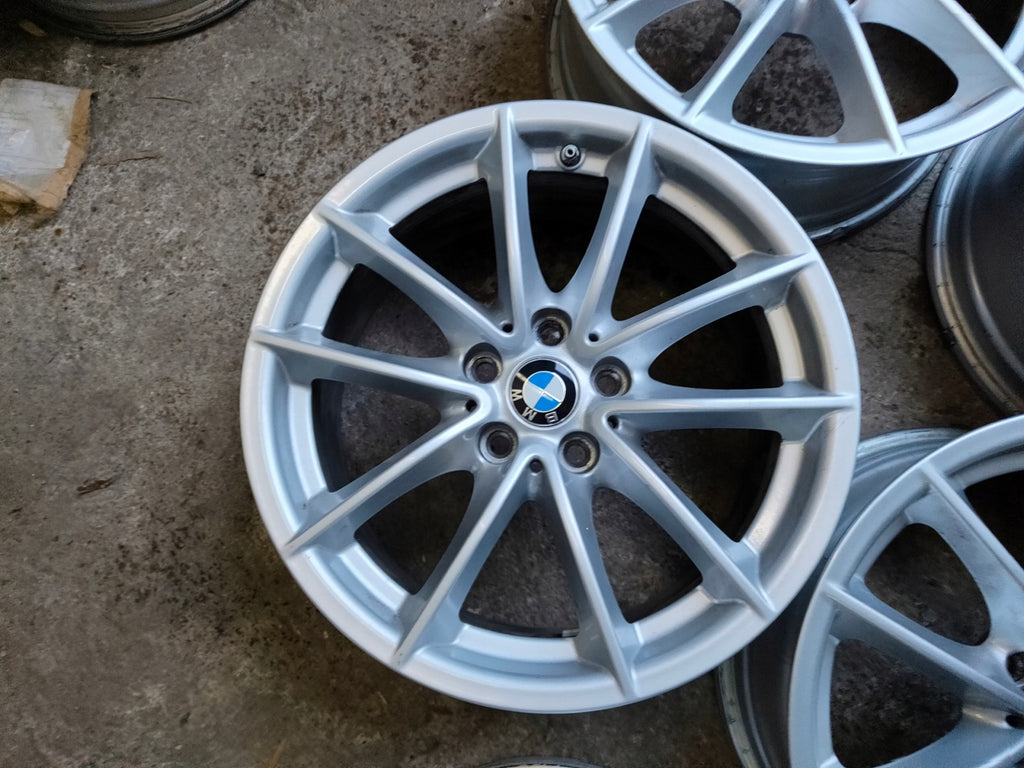 4x Alufelge 17 Zoll 7.5" 5x112 27ET Glanz Silber 6868217 BMW Rim Wheel FEL7676628600eu