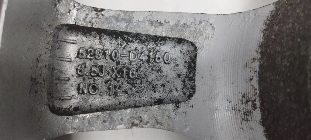 1x Alufelge 16 Zoll 6.5" 47,5ET 52910D4150 Kia Optima Rim Wheel