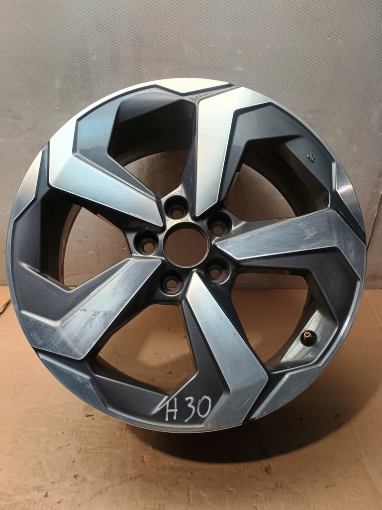 1x Alufelge 18 Zoll 7.5" 5x114.3 45ET Glanz Graphit Mg Qashqai I J12 Rim Wheel FEL6118975985wl