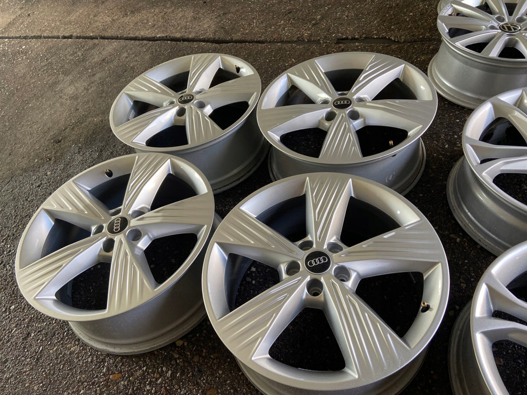 4x Alufelge 19 Zoll 8.0" 5x112 45ET Glanz Silber 89A601025B Audi E-Tron FEL8494768196sw