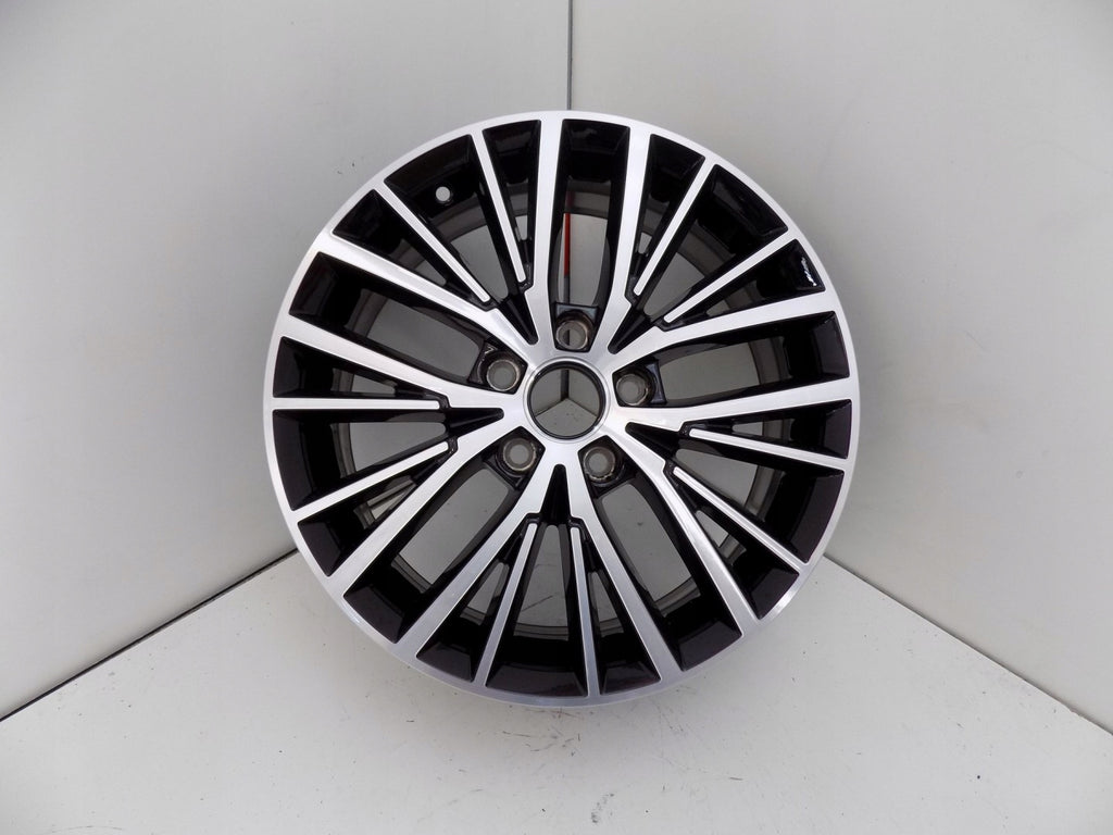 1x Alufelge 17 Zoll 6.5" 5x112 52ET Glanz Schwarz 5TA601025E VW Tiguan Touran FEL6029975800jp