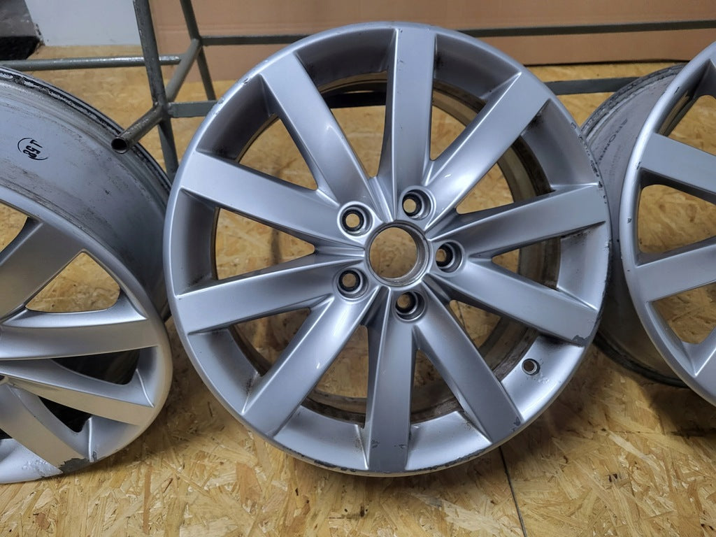 4x Alufelge 17 Zoll 7.0" 5x112 5K0601025F VW Golf VI Touran Rim Wheel FEL2014141364da