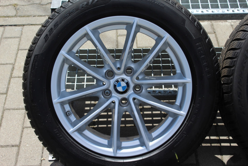 4x Alufelge 17 Zoll 7.5" 5x112 27ET Glanz Silber 6868217 BMW 5 G31 G30 Rim Wheel FEL6071697056ha