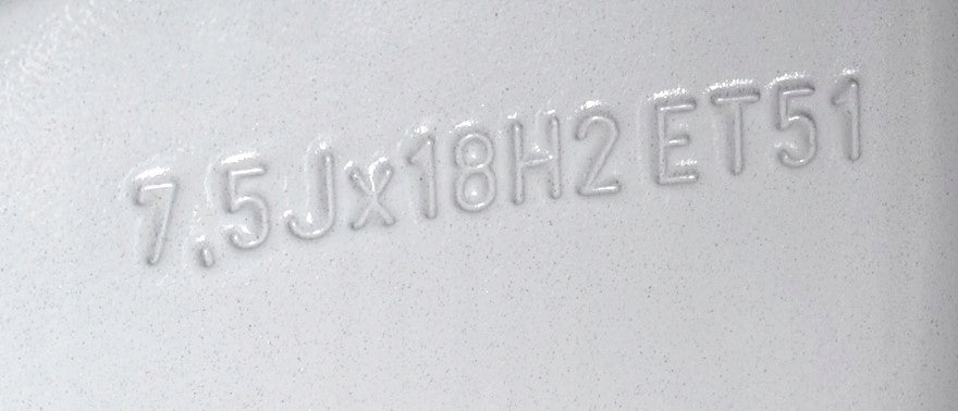 4x Alufelge 18 Zoll 7.5" 5x112 51ET 1K0601025 Audi Mg Golf V Rim Wheel FEL3277658403td