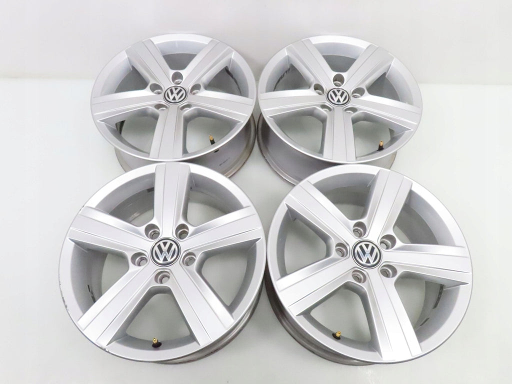4x Alufelge 16 Zoll 6.5" 5x112 46ET Silber 5G0601025N VW Golf VIII I Rim Wheel FEL5254340696je
