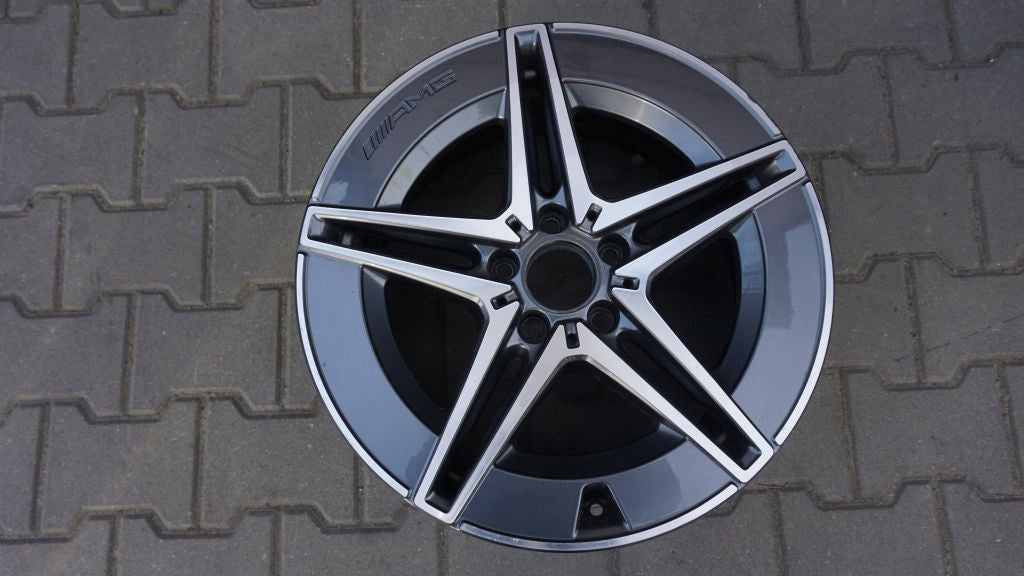 1x Alufelge 18 Zoll 8.5" 5x112 52ET Glanz Grau A2064011800 Mercedes-Benz S206 FEL5647661595nu